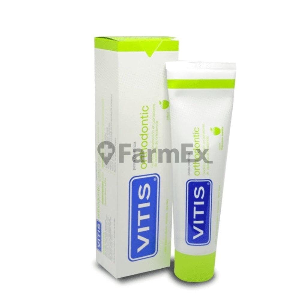 Vitis pasta dental "Orthodontic Sabor manzana menta" x 100 mL Farmex-Pluxee-Persistente